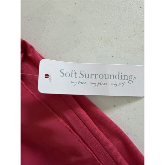 Soft Surroundings Medium Amalfi Dress Lipstick Pink NWT $100 fairy feminine - Picture 9 of 11